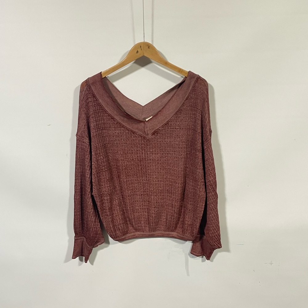 We the free v-neck sweater